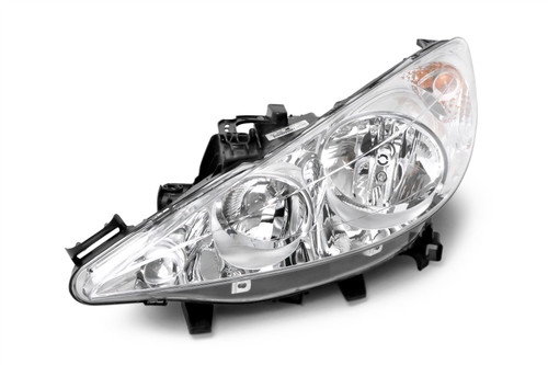 Headlight left Peugeot 207 06-11