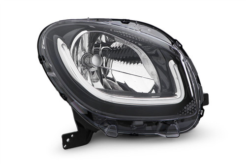 Headlight right black LED DRL Smart ForTwo Highline15-17