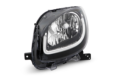 Headlight left black LED DRL Smart ForTwo Highline 15-17