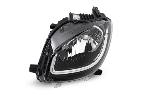 Headlight left black LED DRL Smart ForTwo Highline 15-17