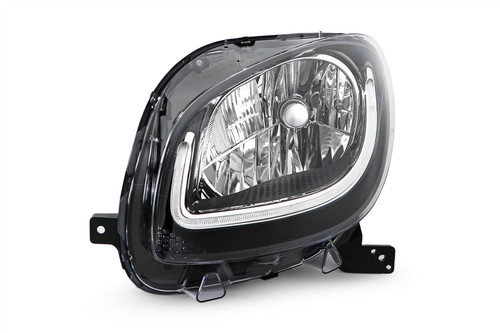 Headlight left black LED DRL Smart ForTwo Highline 15-17