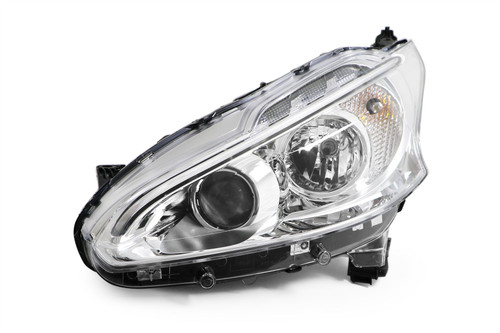 Headlight left LED DRL Peugeot 208 12-15 Valeo