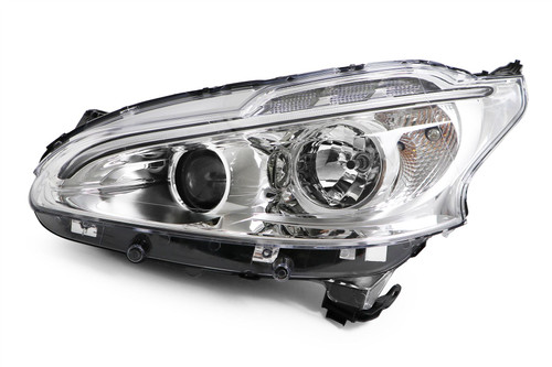Headlight left LED DRL Peugeot 208 12-15 Valeo