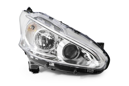Headlight right LED DRL Peugeot 208 12-15 Valeo