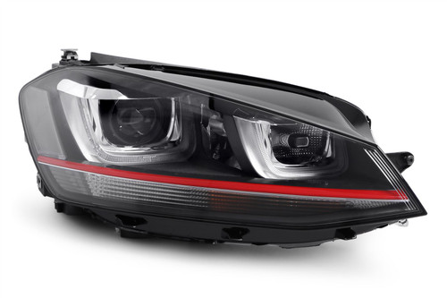 Headlight right bi xenon LED DRL AFS VW Golf MK7 GTI 13-16