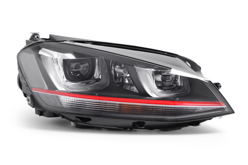 Headlight right bi xenon LED DRL AFS VW Golf MK7 GTI 13-16