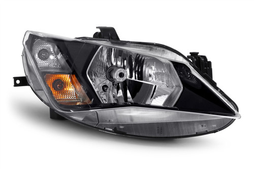 Headlight right black Seat Ibiza 16-18