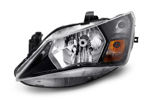 Headlight left black Seat Ibiza 16-18