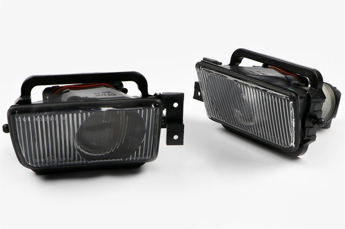 Fog lights set black BMW 5 Series E34 87-96