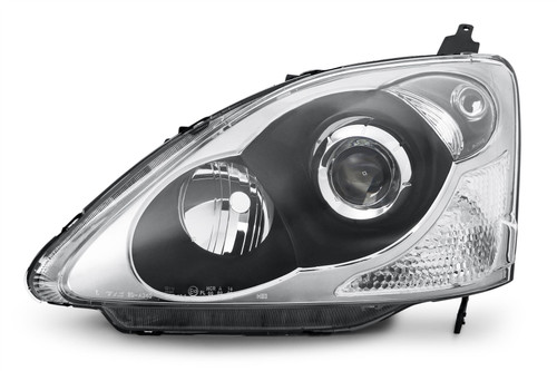 Headlight left Honda Civic MK7 04-06