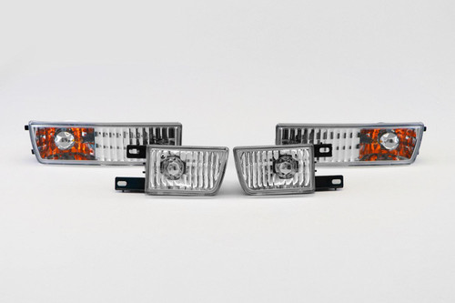 Front indicators with covers crystal clear VW Golf MK3 92-97