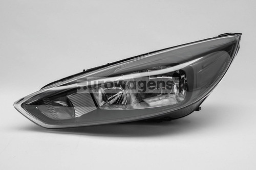 Headlight left black LED DRL Ford Focus MK3 14-17