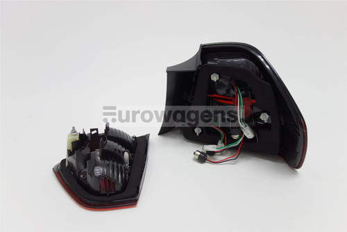 Rear lights set smoked/red LED BMW 3 Series E90 05-08 Saloon