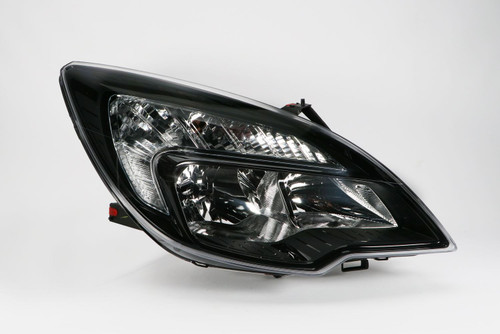 Headlight right black Vauxhall Meriva 10-13