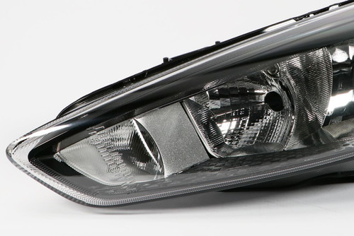 Headlight left black DRL Ford Focus 14-17