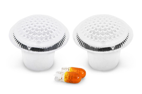 Side indicator set clear with bulbs Ford Transit Connect 02-13