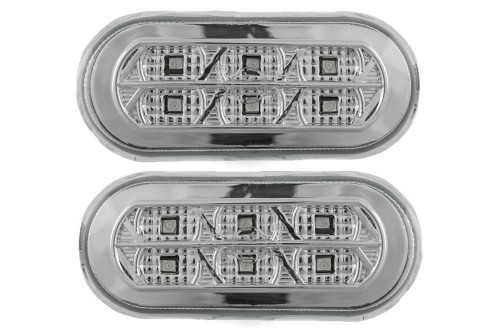 Side indicators set crystal clear LED VW Polo 9N 01-05