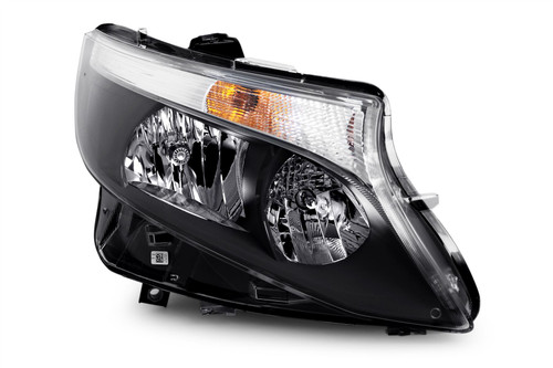 Headlight right DRL black Mercedes-Benz Vito 16-