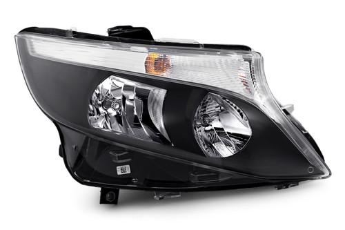 Headlight right DRL black Mercedes-Benz Vito 16-