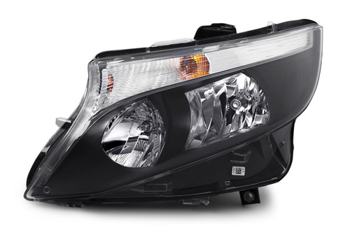 Headlight left DRL black Mercedes-Benz Vito 16-