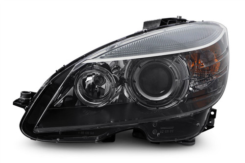 Headlight left black Bi-xenon AFS Mercedes-Benz C Class W204 07-11