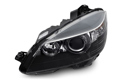 Headlight left black Bi-xenon AFS Mercedes-Benz C Class W204 07-11