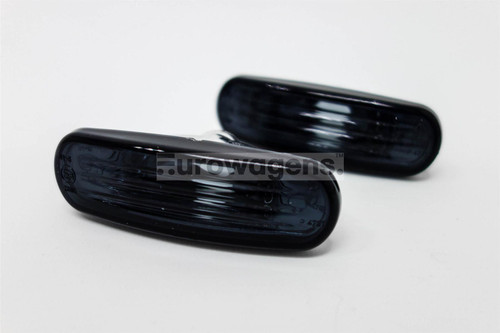 Side indicators set black Fiat Idea 03-07