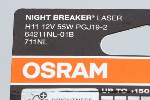 H11 Bulb x1 Night Breaker Laser