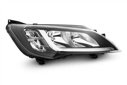 Headlight right black Citroen Relay 14- 