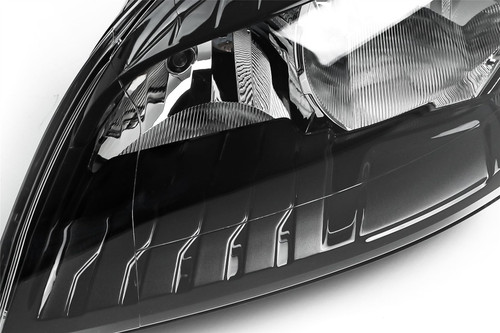 Headlight left black Renault Megane 10-12