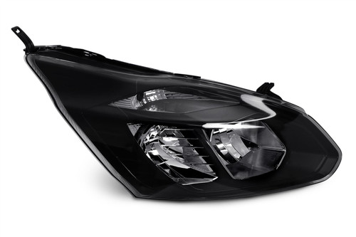 Headlight right black Ford Transit Custom 12-