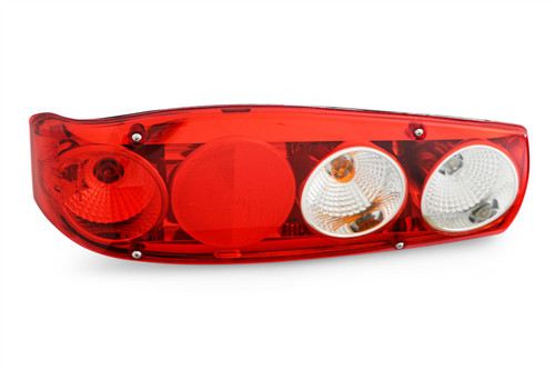 Rear light left Hella Caraluna II with reverse round reflector Rapido motorhome