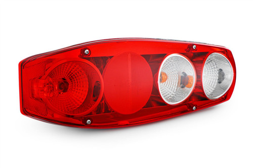 Rear light left Hella Caraluna II with reverse round reflector Rapido motorhome