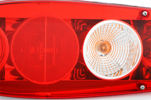 Rear light left Hella Caraluna II with reverse round reflector Rapido motorhome