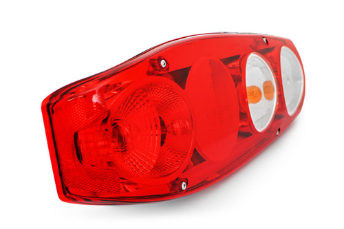 Rear light left Hella Caraluna II with reverse round reflector Rapido motorhome