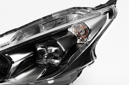 Headlight left black LED DRL Peugeot 208 17-19