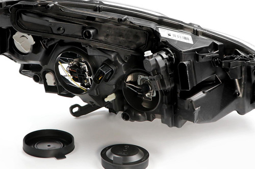 Headlight left black LED DRL Peugeot 208 17-19