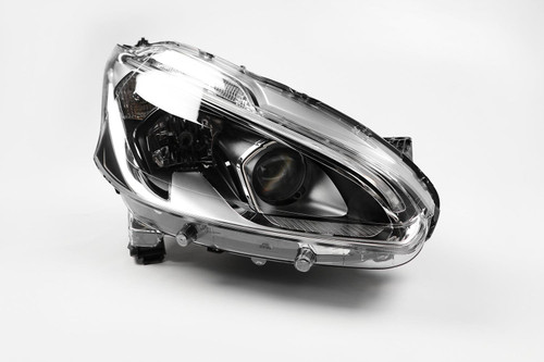 Headlight right black LED DRL Peugeot 208 17-19