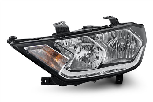 Headlight left black Audi A1 18-