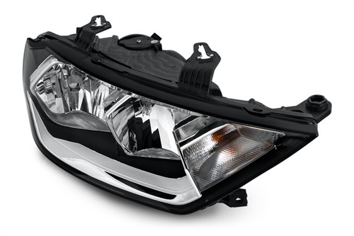 Headlight right black Audi A1 18-