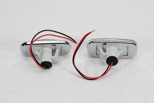 Side indicators set LED chrome Audi A3 00-03