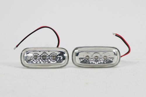 Side indicators set LED chrome Audi A4 99-01