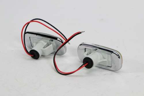 Side indicators set LED chrome Audi A8 99-02