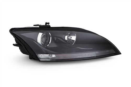 Headlight black right Audi TT 06-09