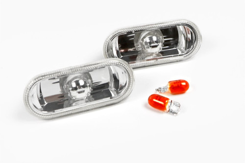 Side indicators set crystal clear VW Bora 98-05