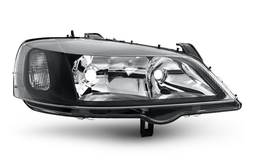 Headlight right black Vauxhall Astra MK4 G 98-04