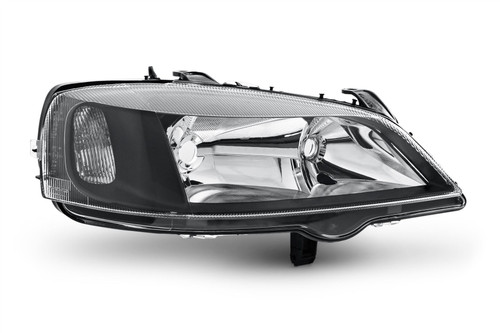 Headlight right black Vauxhall Astra MK4 G 98-04