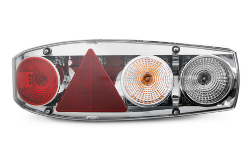 Rear light set smoked grey reverse fog triangular reflector Caravan Hella Caraluna II Trailer Burstner C490 Ventana