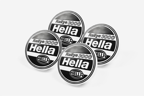Hella Rallye 3000 front spotlight headlight cap cover x4
