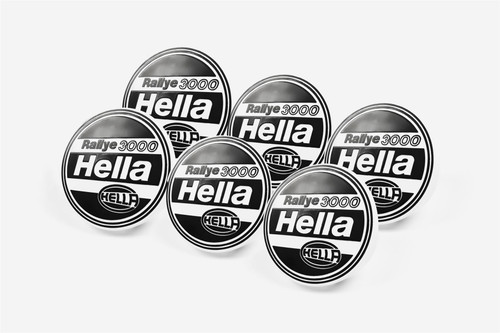 Hella Rallye 3000 front spotlight headlight cap cover x6